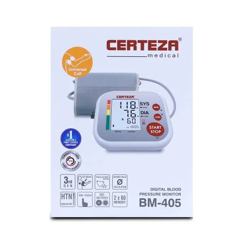 Certeza BM 405 – Digital Blood Pressure Monitor