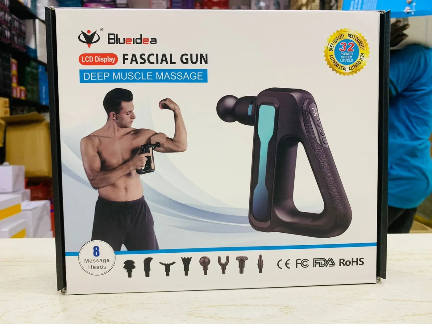 Blueidea Triangle Fascia Grab Muscle Relaxation Massager