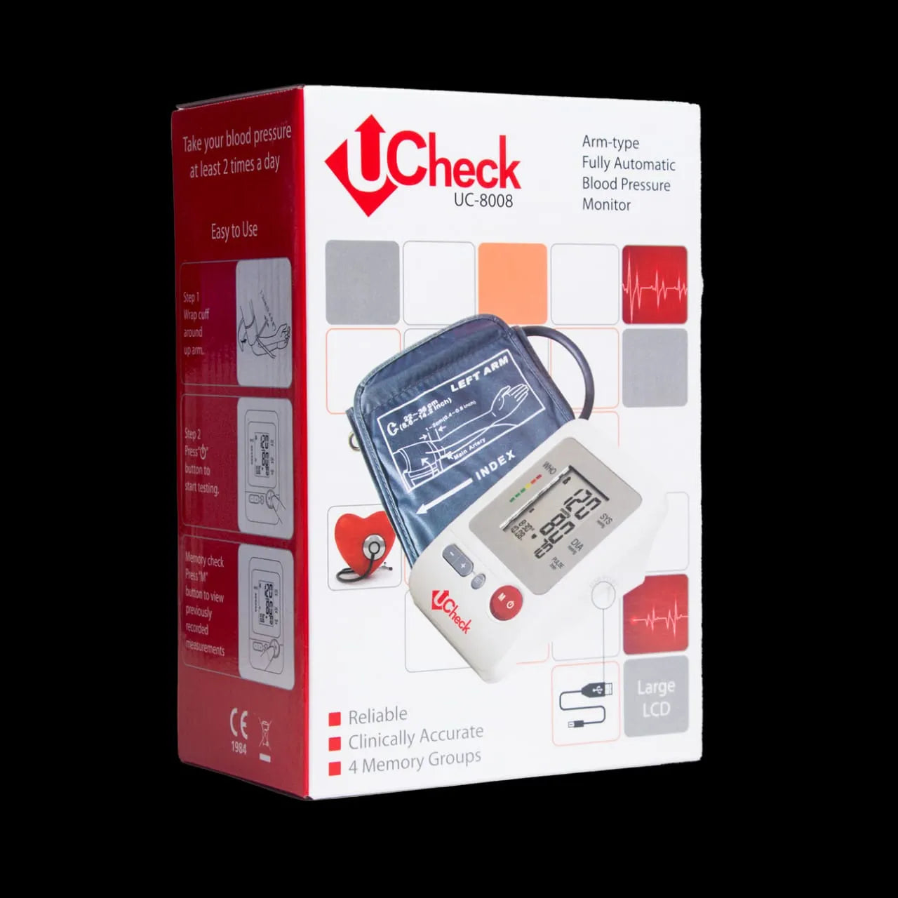 Ucheck Blood Pressure Monitor – Upper Arm BP Operator