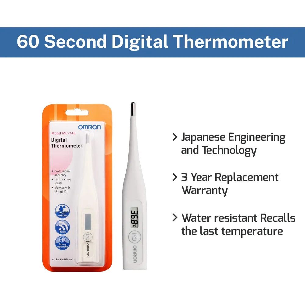 Omron MC-246 60 Second Digital Thermometer