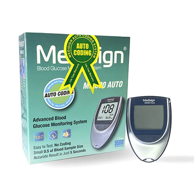 Medisign Blood Glucose Meter - Mm800 - Glucometer