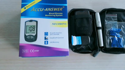 Accu-Answer Blood Glucose Monitor Set with 50 strips