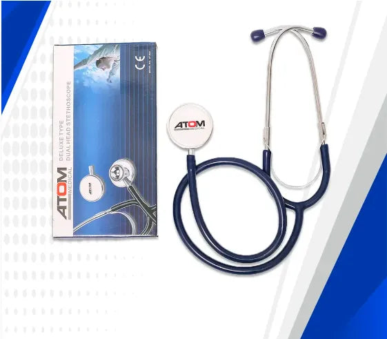 Atom Original Double Dual Head Stethoscope