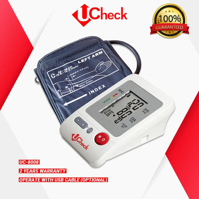 Ucheck Blood Pressure Monitor – Upper Arm BP Operator
