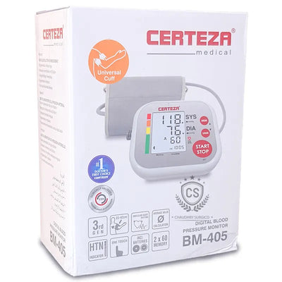Certeza BM 405 – Digital Blood Pressure Monitor