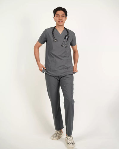LuxeMed Premium Scrub Grey
