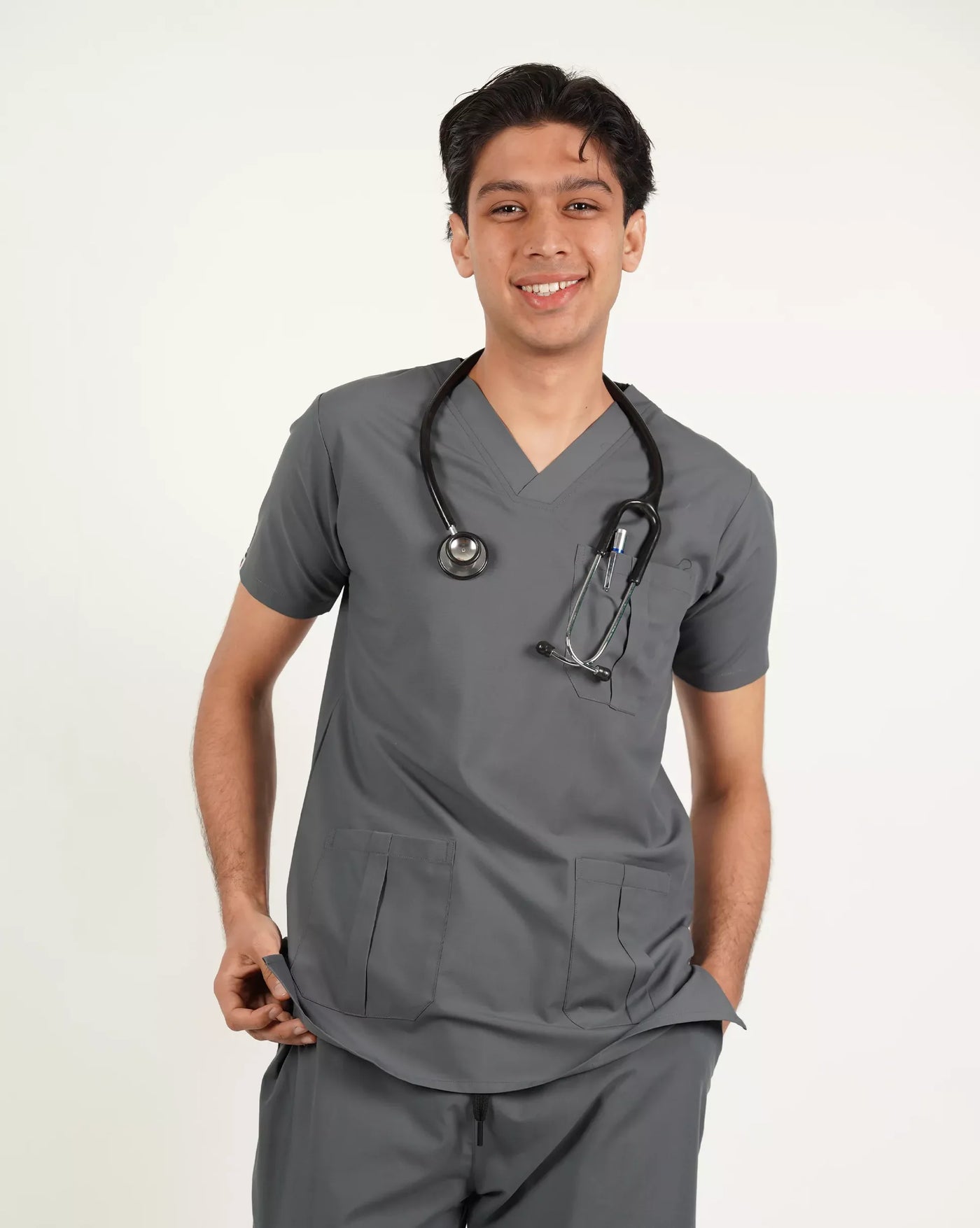 LuxeMed Premium Scrub Grey