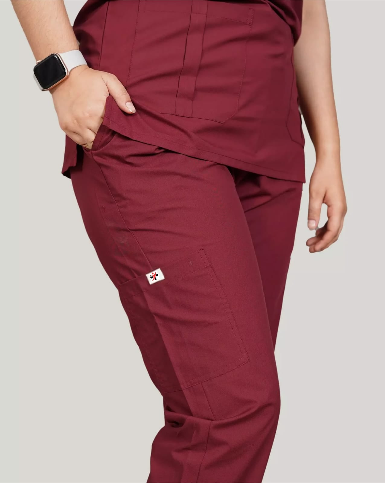 LuxeMed Premium Scrub Mehroon