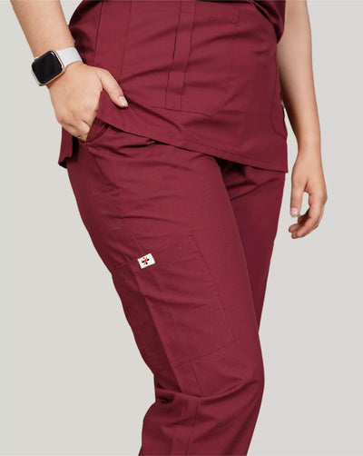 LuxeMed Premium Scrub Mehroon