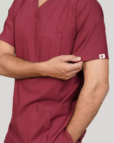 LuxeMed Premium Scrub Mehroon
