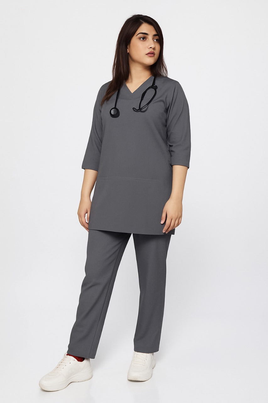 LuxeMed Premium Scrub Grey